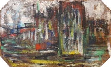 Print of Abstract Expressionism Landscape Paintings by Ziemowit Fincek