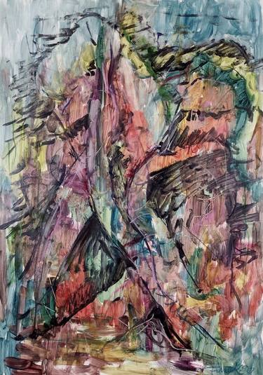 Original Abstract Expressionism Abstract Paintings by Ziemowit Fincek