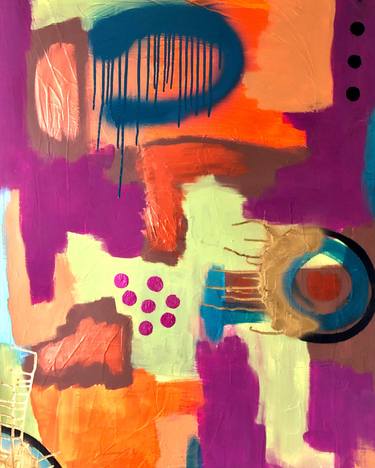 Original Abstract Expressionism Abstract Paintings by Autumn Flynn