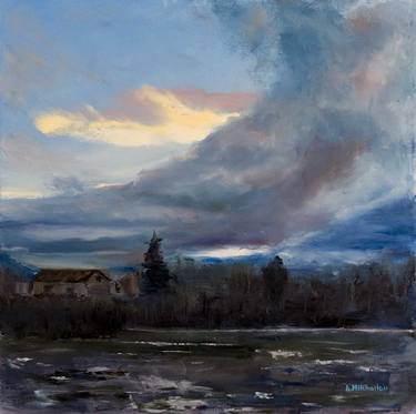 Original Fine Art Landscape Painting by Alex Mikhailau