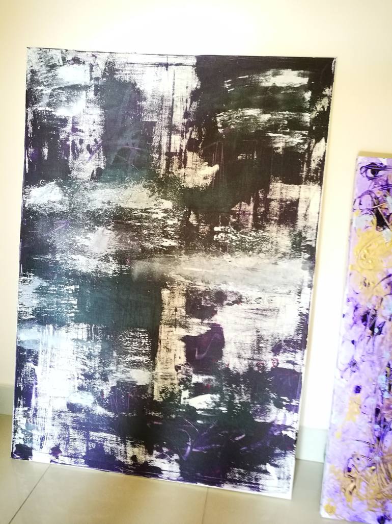 Original Abstract Expressionism Abstract Painting by Jt J T 