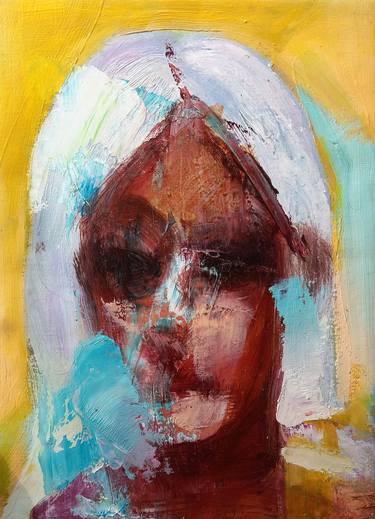 Print of Abstract Portrait Paintings by Cimpoaie Iuliana