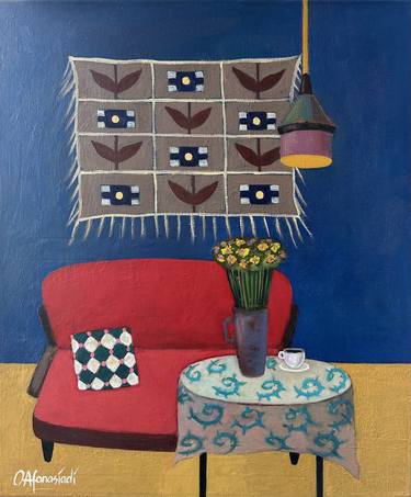 Original Fauvism Home Paintings by Olga Afanasiadi