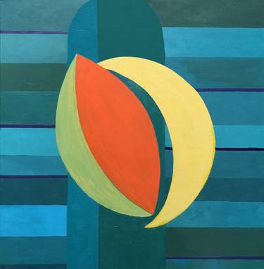 Original Abstract Geometric Paintings by Susan Kiefer