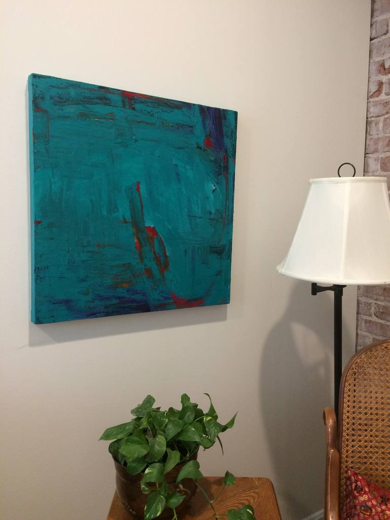 Original Abstract Expressionism Abstract Painting by Susan Kiefer