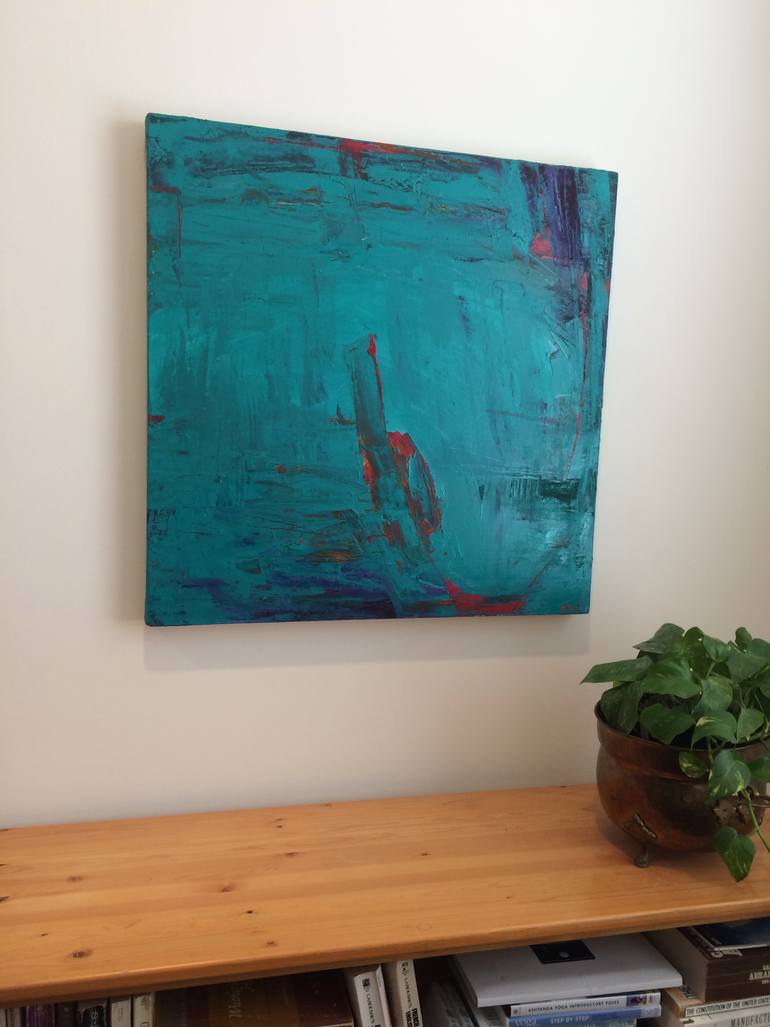 Original Abstract Expressionism Abstract Painting by Susan Kiefer