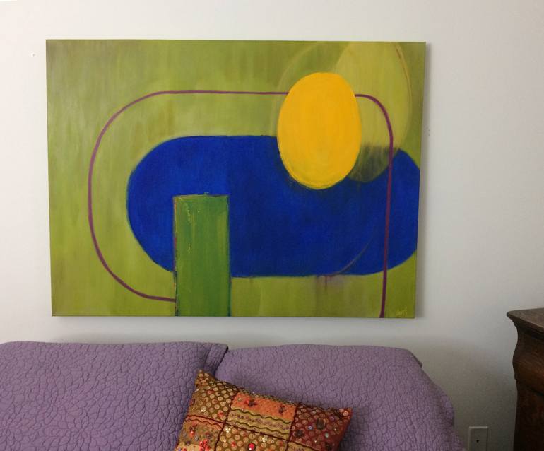 Original Abstract Expressionism Abstract Painting by Susan Kiefer