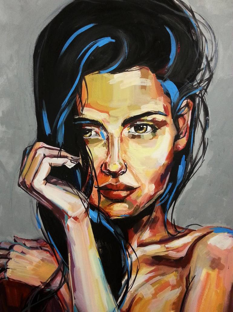 What is the power of a woman? Painting by Marin Rich | Saatchi Art