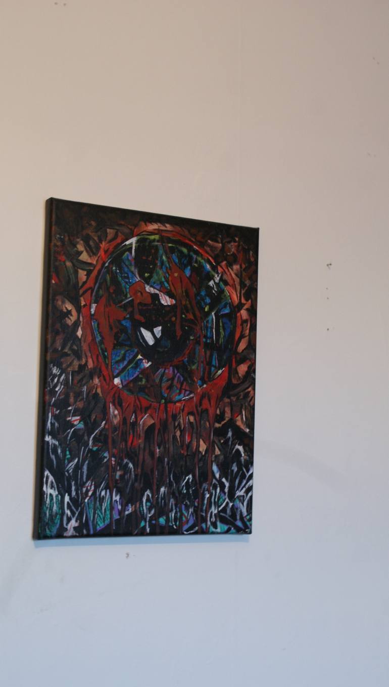 Original eye Abstract Painting by David Ditroi