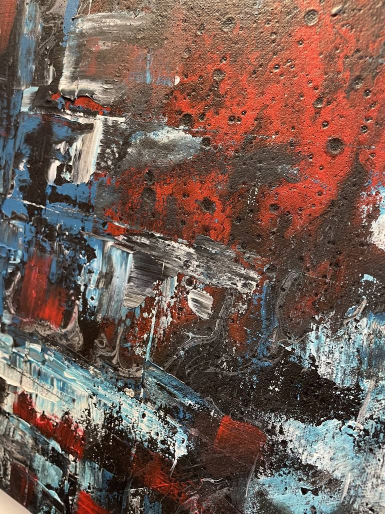 Original Abstract Expressionism Abstract Painting by David Ditroi