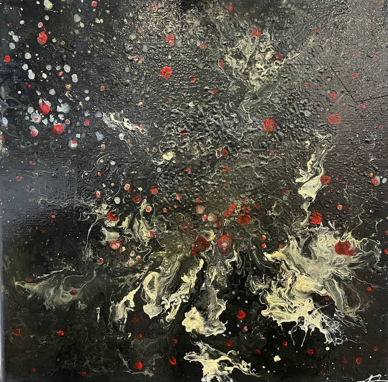 Original Abstract Expressionism Nature Painting by David Ditroi