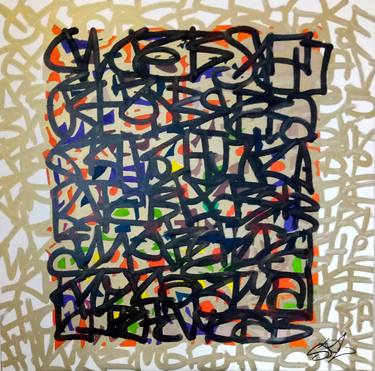 Print of Abstract Expressionism Graffiti Paintings by marco stazzini aka STOZ