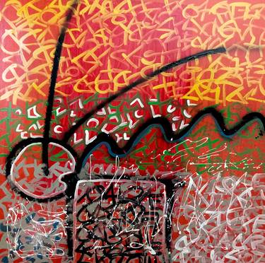 Print of Abstract Expressionism Graffiti Paintings by marco stazzini aka STOZ
