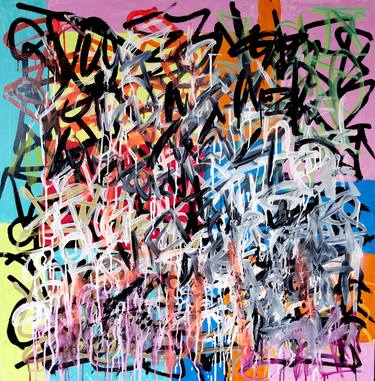 Print of Abstract Graffiti Paintings by marco stazzini aka STOZ