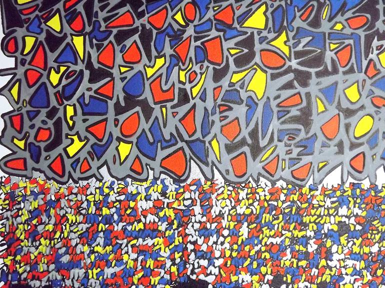 Original Modern Abstract Painting by marco stazzini aka STOZ