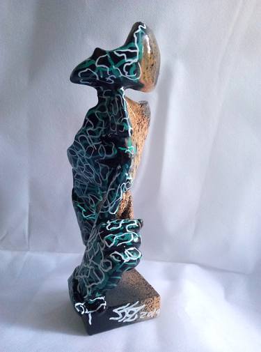 Original Abstract Graffiti Sculpture by marco stazzini aka STOZ