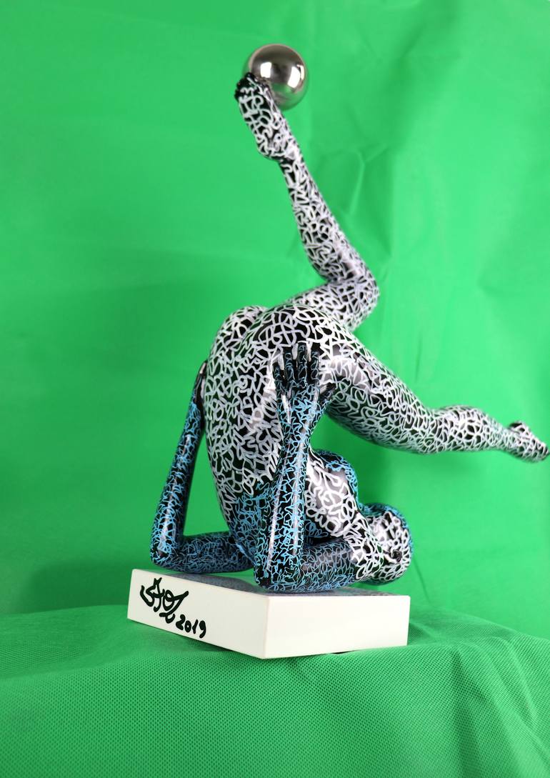 Original Abstract Performing Arts Sculpture by marco stazzini aka STOZ