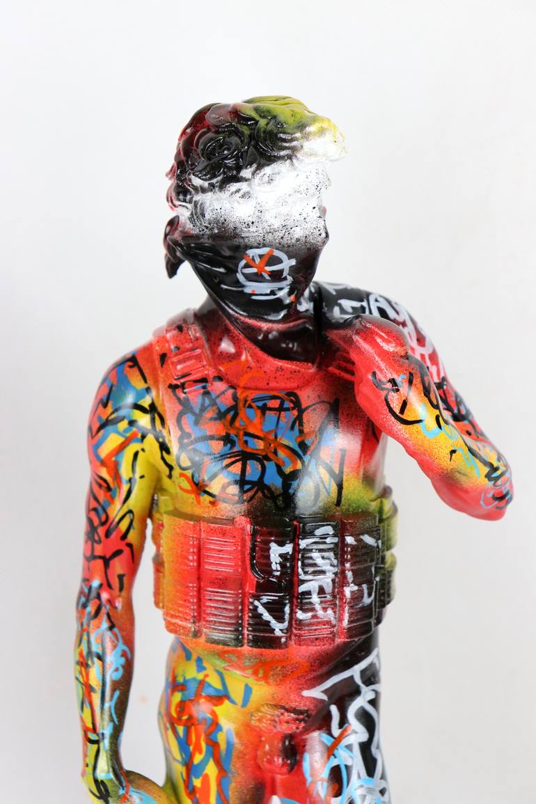 Original Graffiti Sculpture by marco stazzini aka STOZ