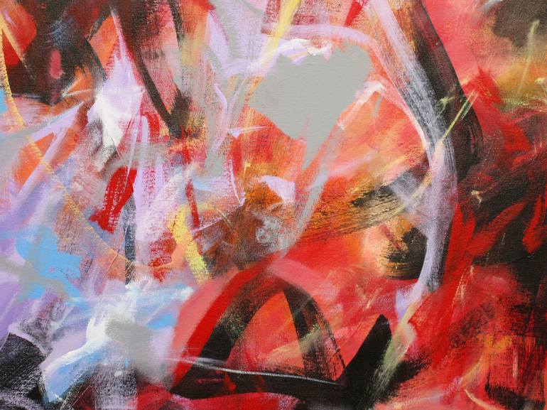 Original Abstract Graffiti Painting by Jessica Hendrickx