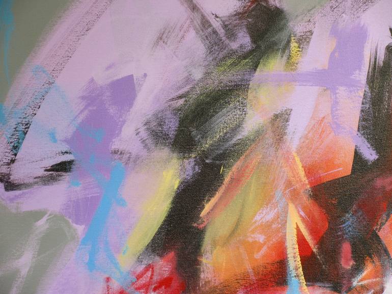 Original Abstract Graffiti Painting by Jessica Hendrickx