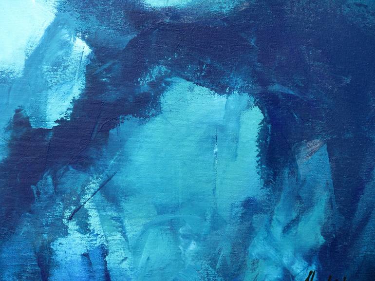 Original Abstract Water Painting by Jessica Hendrickx