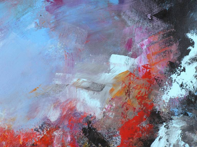 Original Abstract Fantasy Painting by Jessica Hendrickx