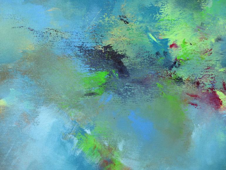 Original Abstract Aerial Painting by Jessica Hendrickx