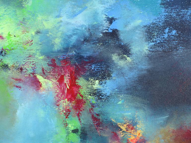 Original Abstract Aerial Painting by Jessica Hendrickx