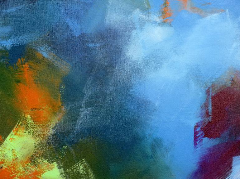 Original Abstract Expressionism Aerial Painting by Jessica Hendrickx