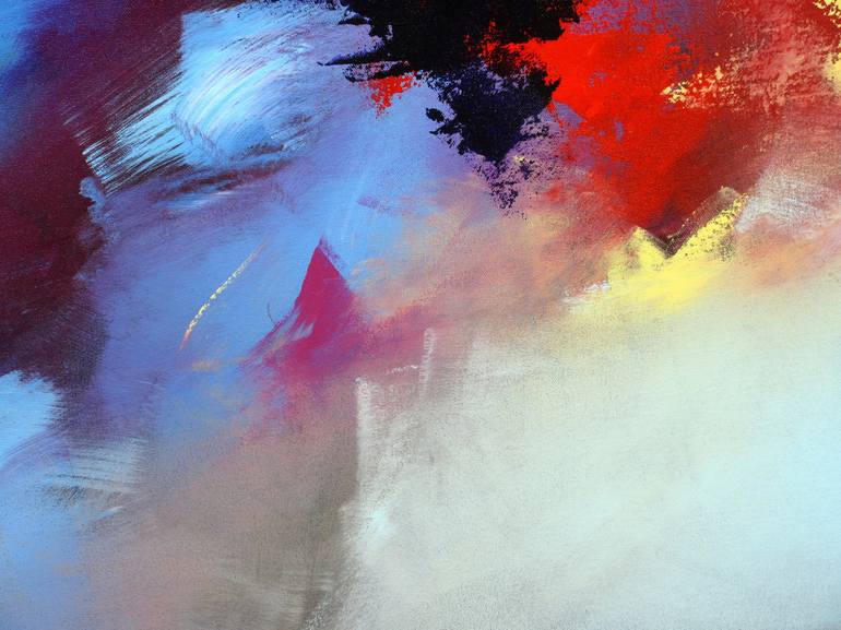 Original Abstract Expressionism Aerial Painting by Jessica Hendrickx