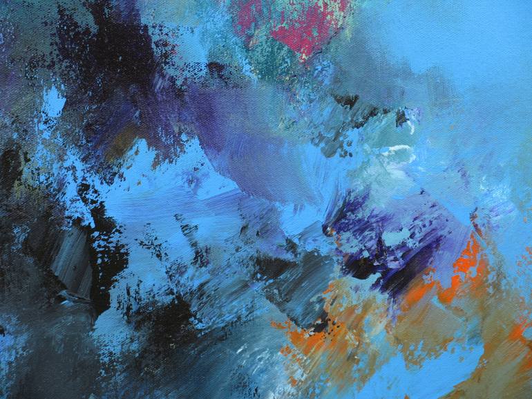 Original Abstract Fantasy Painting by Jessica Hendrickx