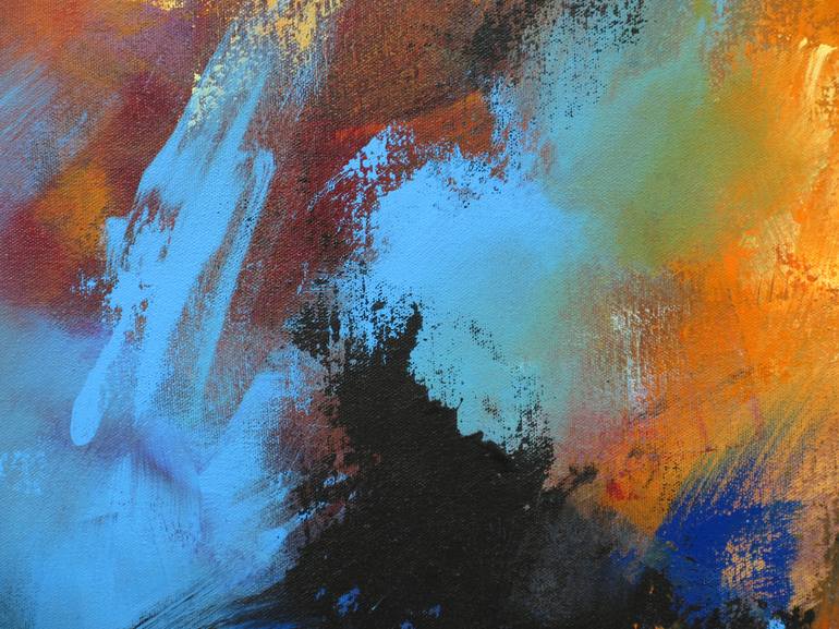 Original Abstract Fantasy Painting by Jessica Hendrickx