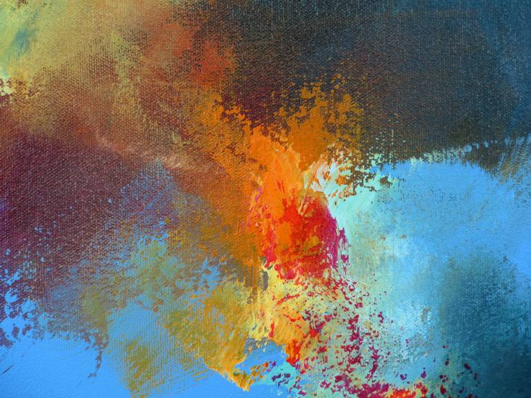 Original Abstract Expressionism Abstract Painting by Jessica Hendrickx