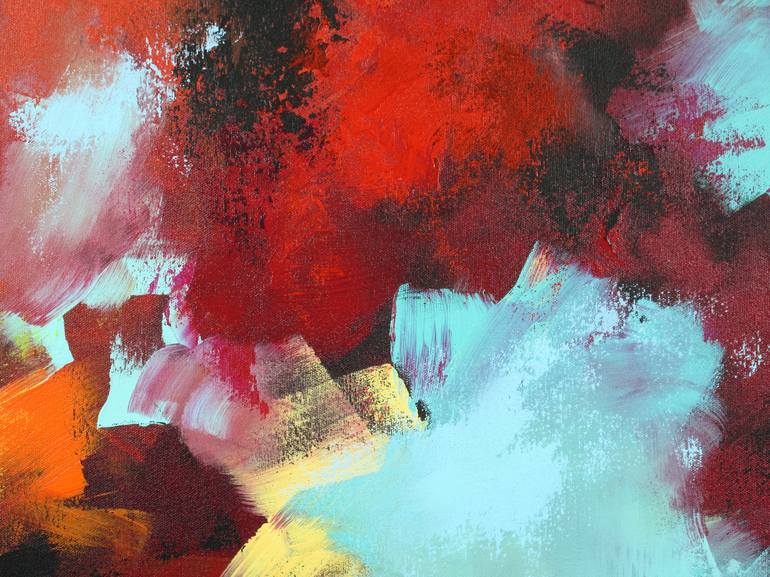 Original Abstract Aerial Painting by Jessica Hendrickx