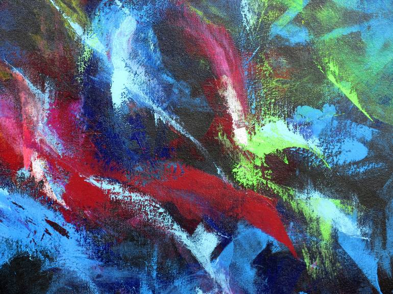 Original Abstract Expressionism Abstract Painting by Jessica Hendrickx