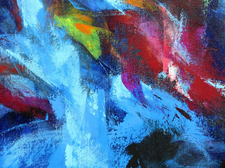 Original Abstract Expressionism Abstract Painting by Jessica Hendrickx