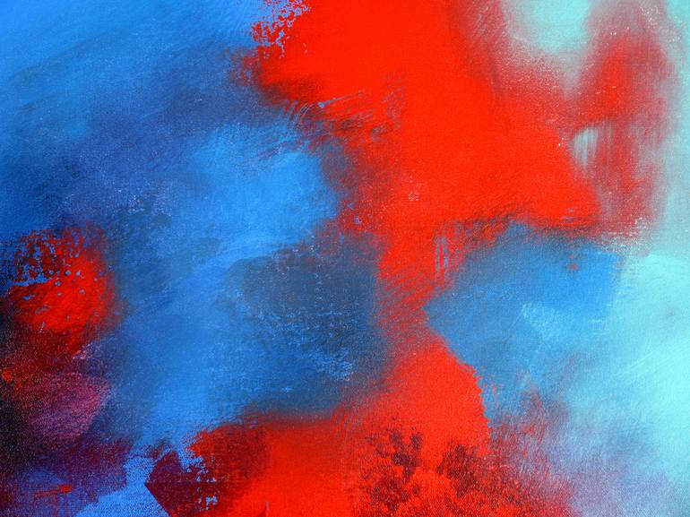 Original Abstract Water Painting by Jessica Hendrickx