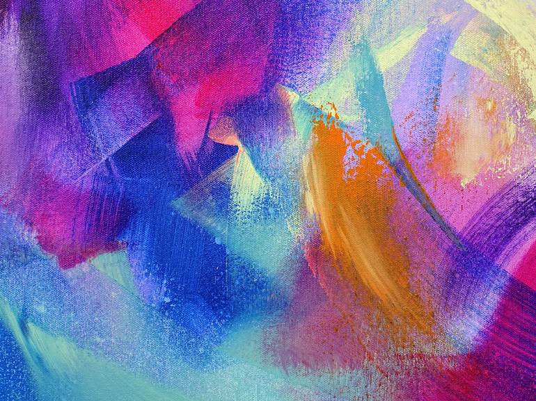 Original Abstract Fantasy Painting by Jessica Hendrickx