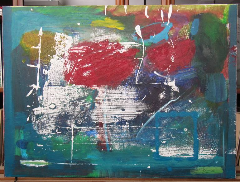 Original Abstract Painting by Jesus Cuenca