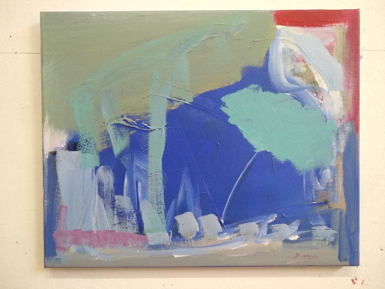 Original Conceptual Tree Painting by Jesus Cuenca Calero
