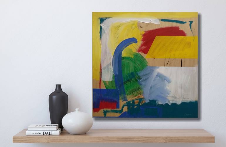 Original Abstract Painting by Jesus Cuenca