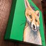 This is an original painting of a sweet Fox 'Scout', it is 12x12x1.5" deep on gallery wrapped stretched canvas. All materials are museum quality. I love what I do and will be sure you are 100% satisfied with your purchase!
Purchase of painting does not include reproduction rights.
I am excited to announce that much of my art has been licensed by a large art publisher, prints of my dog and farm animal art have been in Pier One, Home Goods, At Home Stores and TJ Maxx :)