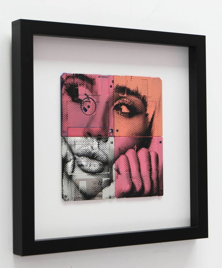 Original Pop Art Portrait Mixed Media by ROCO Studio