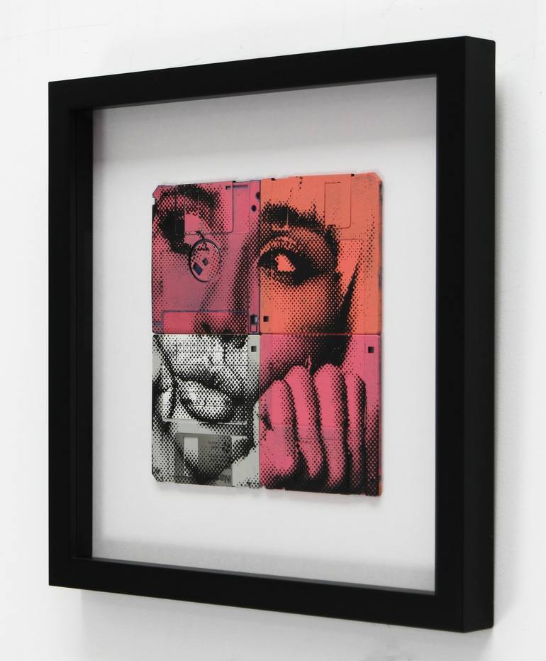 Original Pop Art Portrait Mixed Media by ROCO Studio