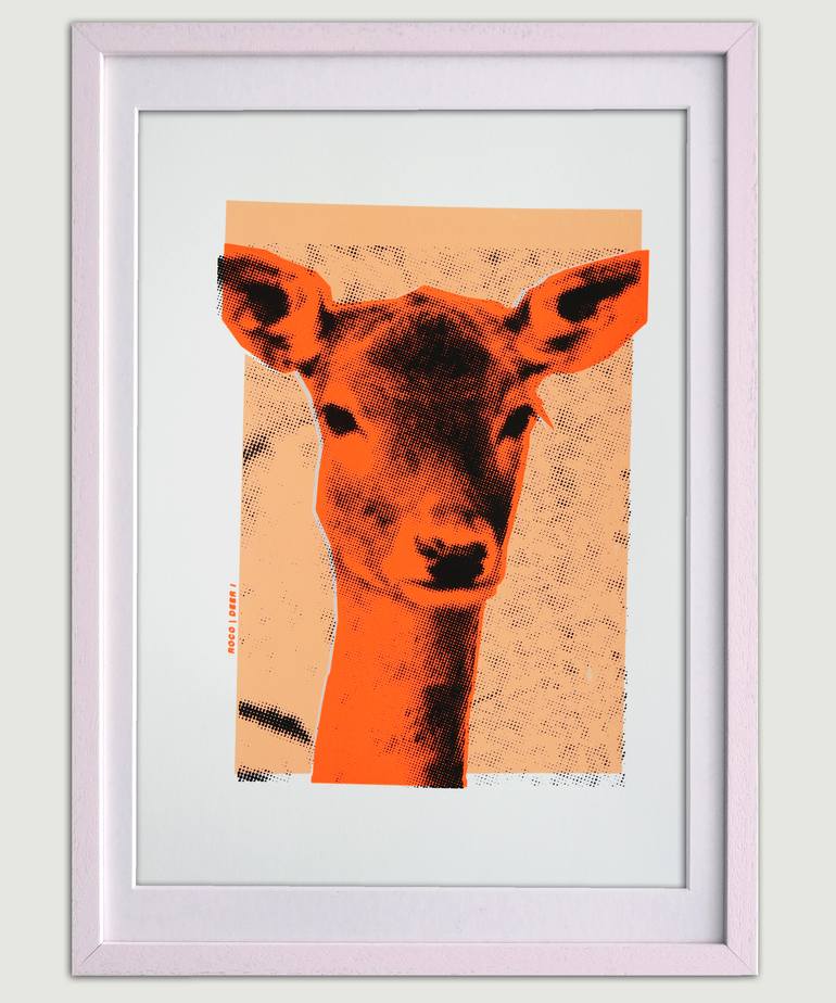 Original Modernism Animal Printmaking by Roco Studio