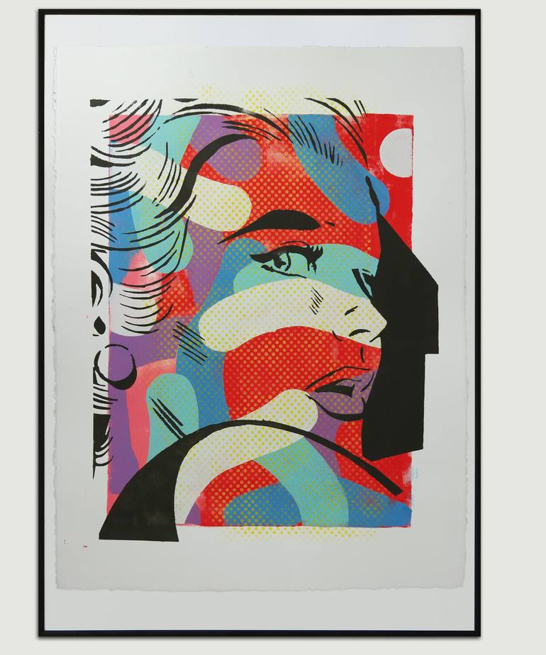Original Pop Art Abstract Painting by Roco Studio