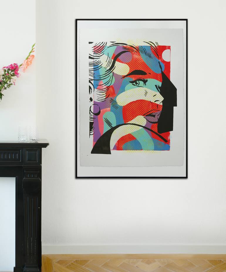 Original Pop Art Abstract Painting by Roco Studio
