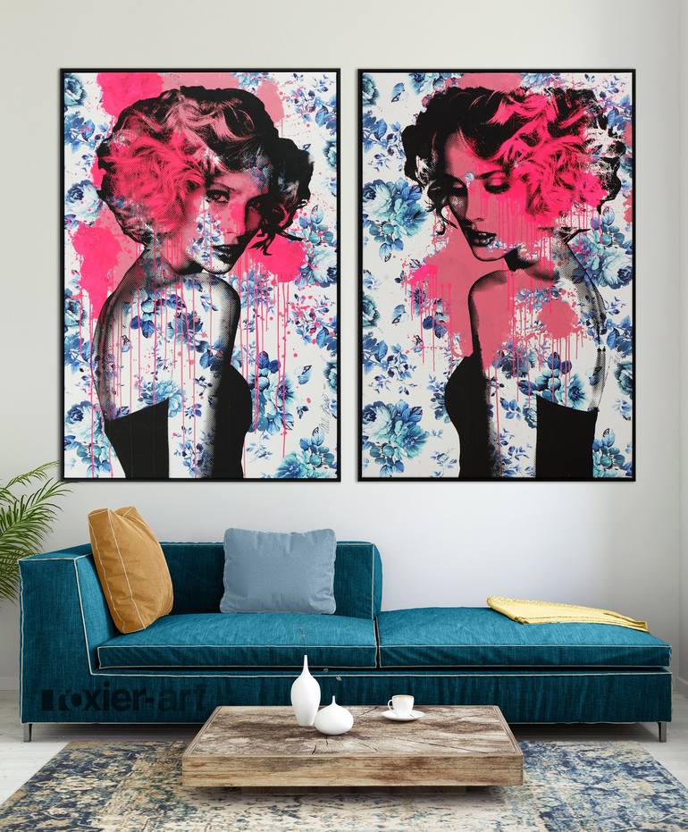 Original Pop Art Portrait Painting by ROCO Studio