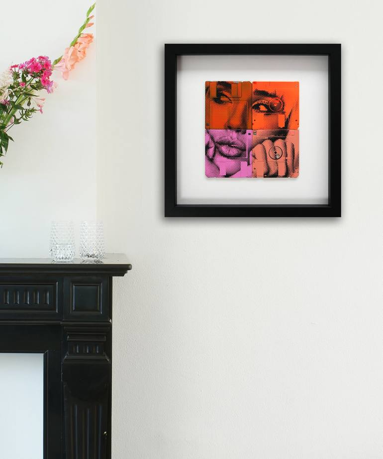 Original Pop Art Portrait Painting by ROCO Studio