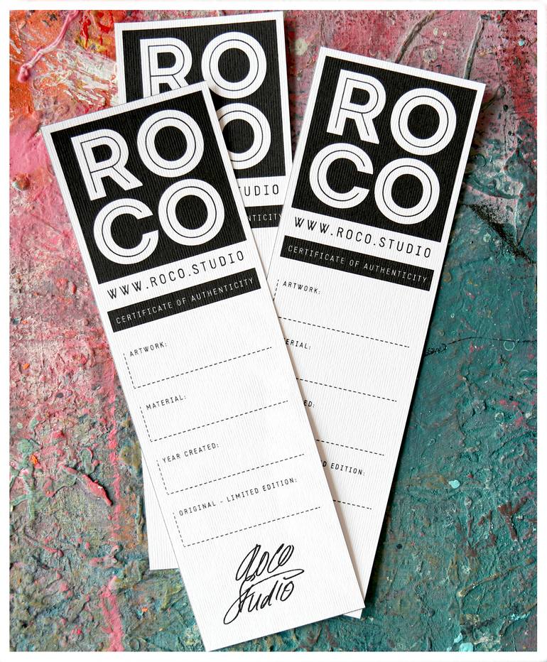 Original Pop Art Women Painting by Roco Studio